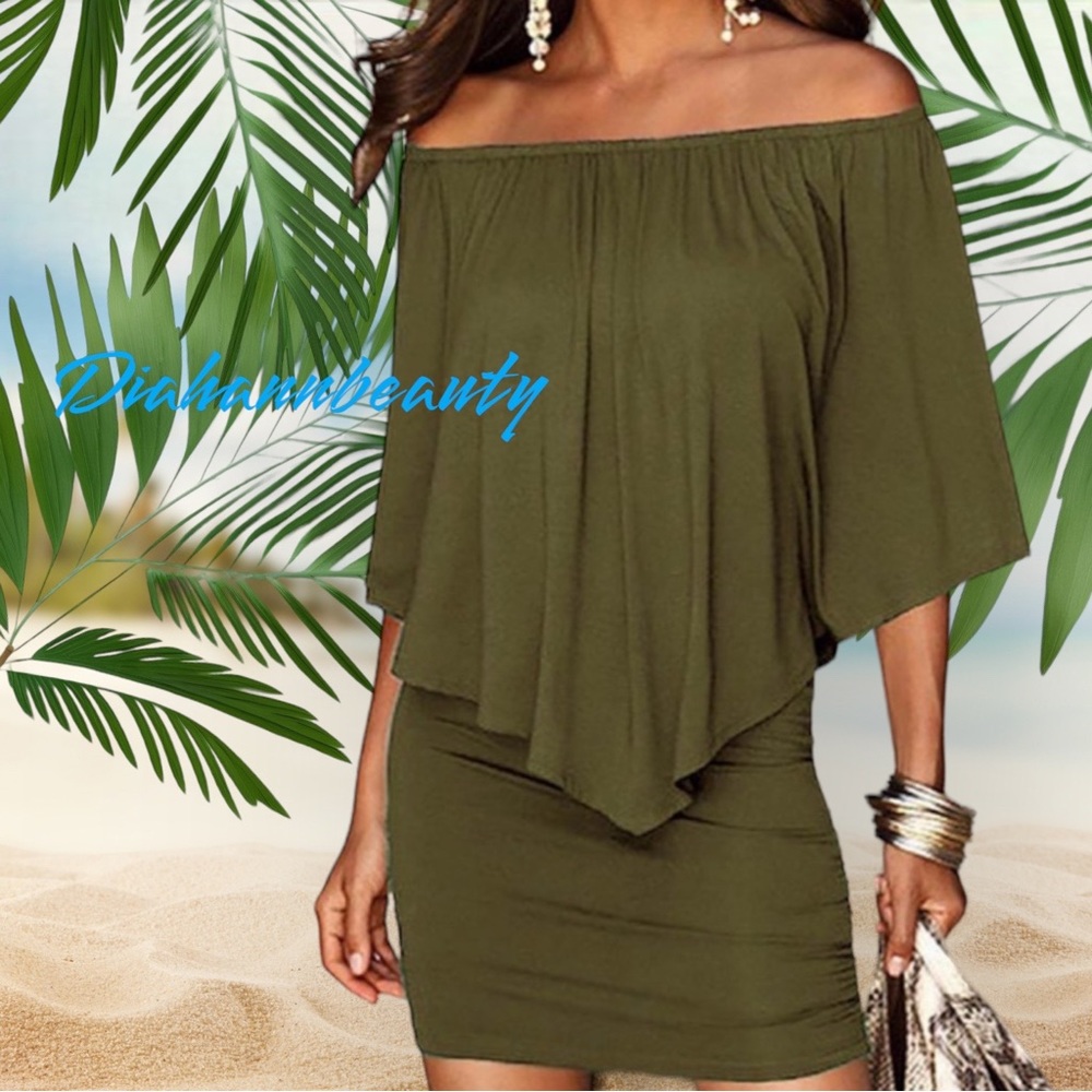 Army green dress